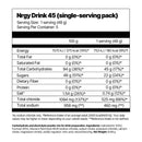 Nrgy Drink 45 (single-serving pack)