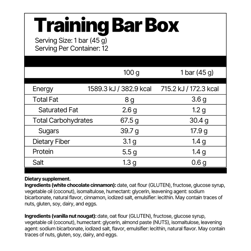 Training Bar Box