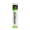 4Energy Electrolytes - 20 effervescent tablets Apple flavor, white tube with black and green text on white background.