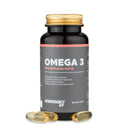 4Endurance Pro Omega-3 - 60 softgels, dark brown bottle with yellow cap and orange-white label on white background.